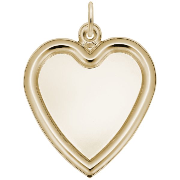 Large Heart Photoart Charm