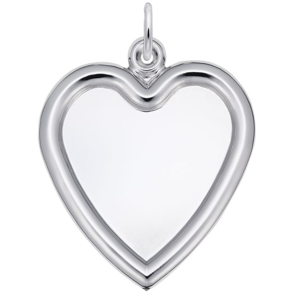 Large Heart Photoart Charm