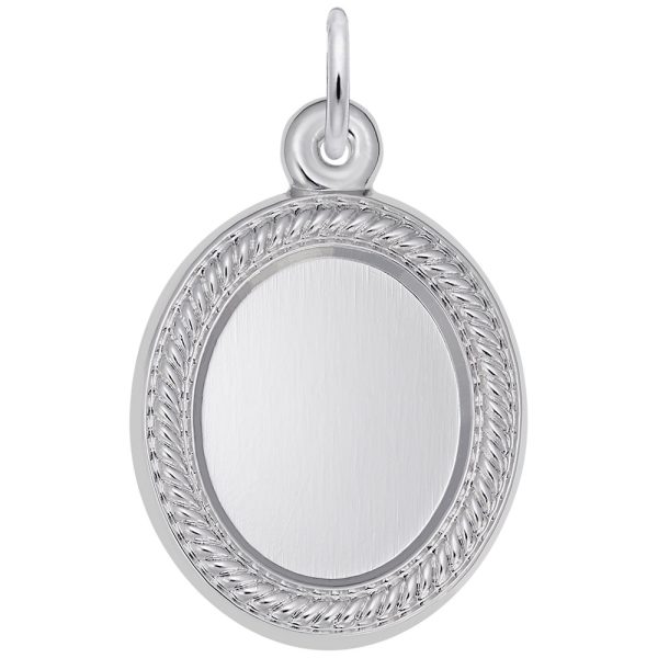 Oval Rope Photoart Charm