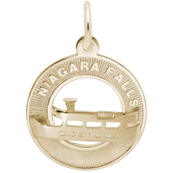 Niagara Falls Maid of the Mist Ring Charm