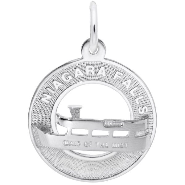 Niagara Falls Maid of the Mist Ring Charm
