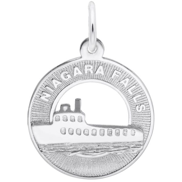 Niagara Falls Boat Ring Charm