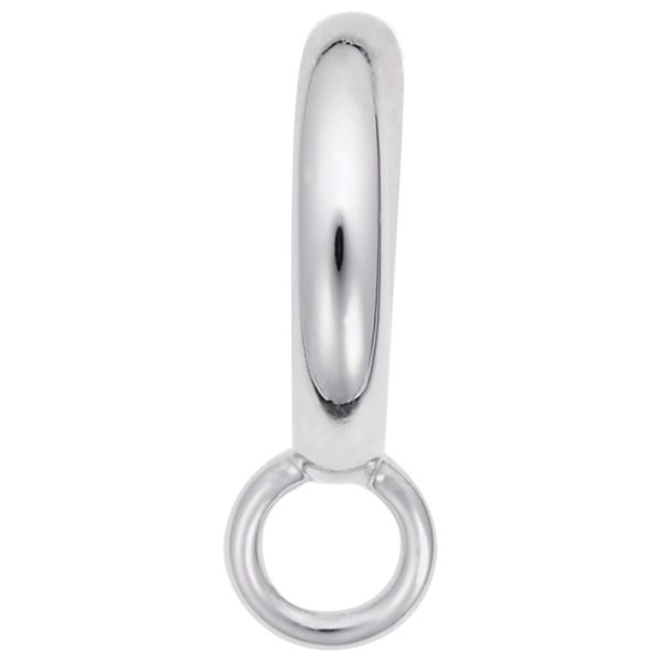 Polished Circle Charmdrop
