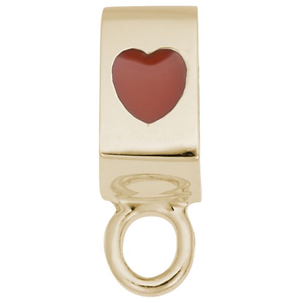 Heart Flat Front Charmdrop