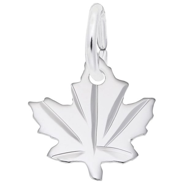 Maple Leaf Accent Charm