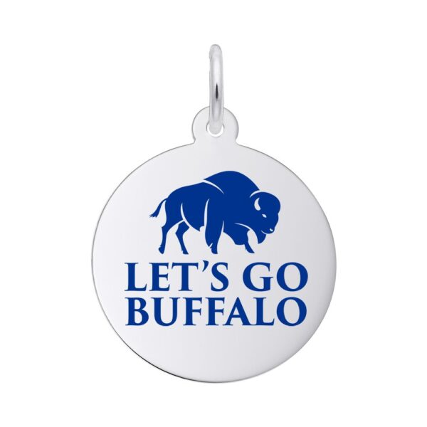 Painted Let's Go Buffalo Disc