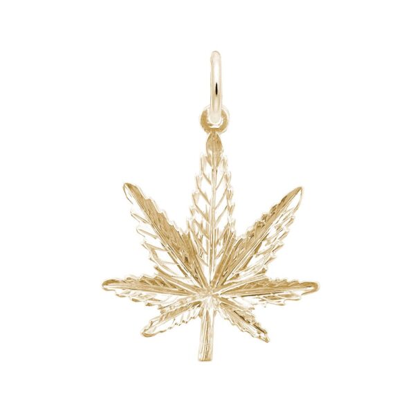 Marijuana Leaf Charm - LG