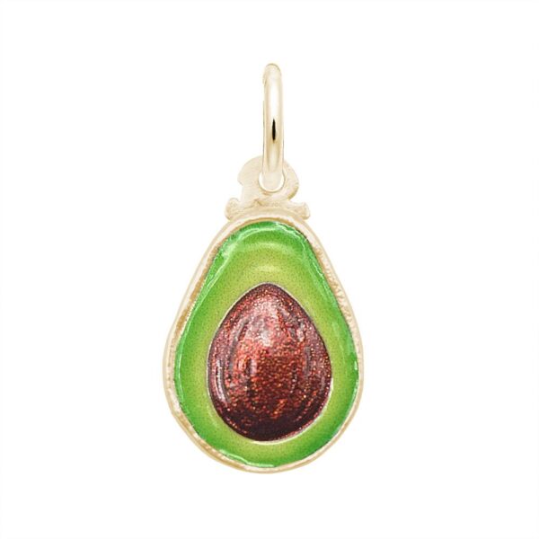 Painted Avocado Charm - SM