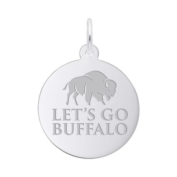 Let's Go Buffalo Charm
