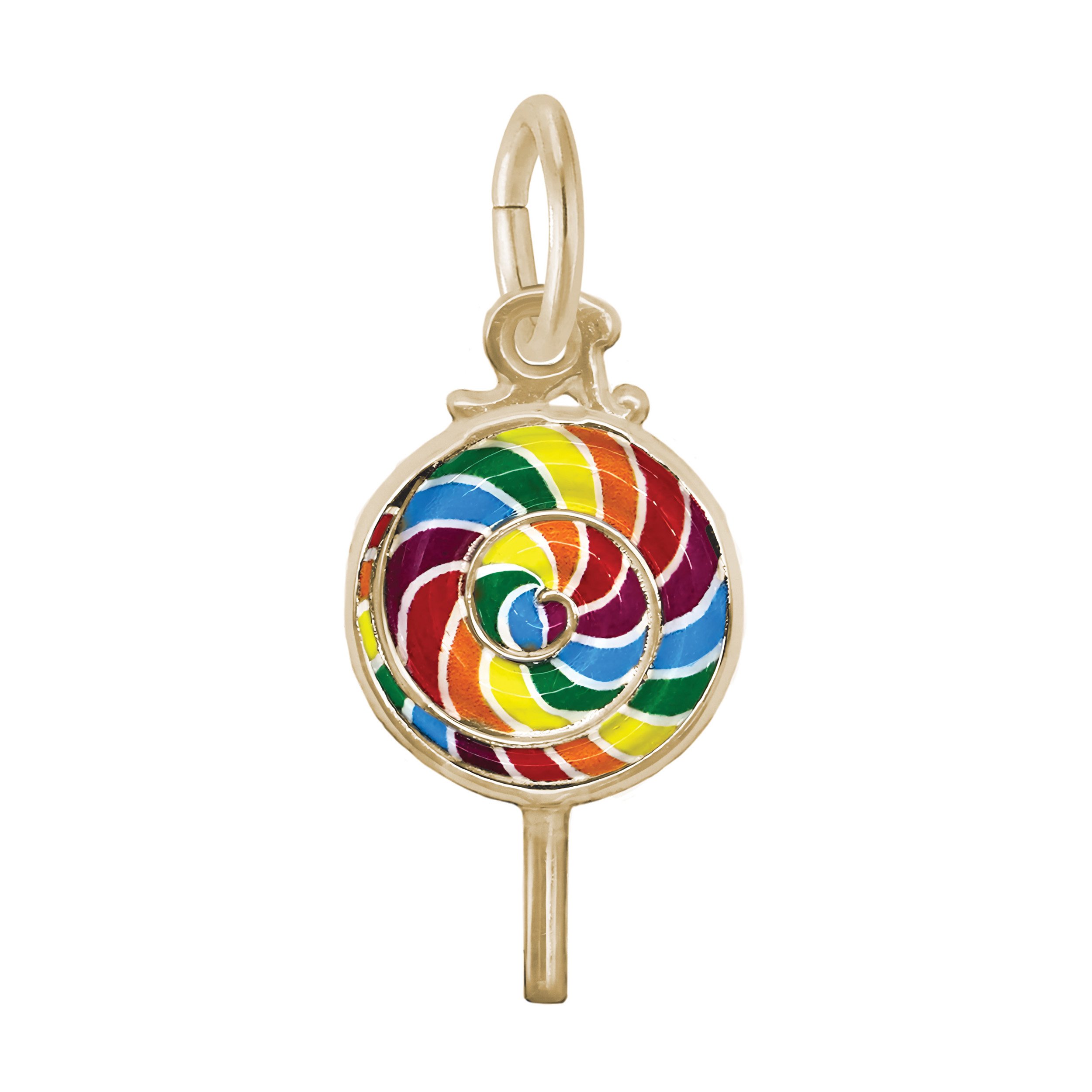 Painted Lollipop Charm - Image 3