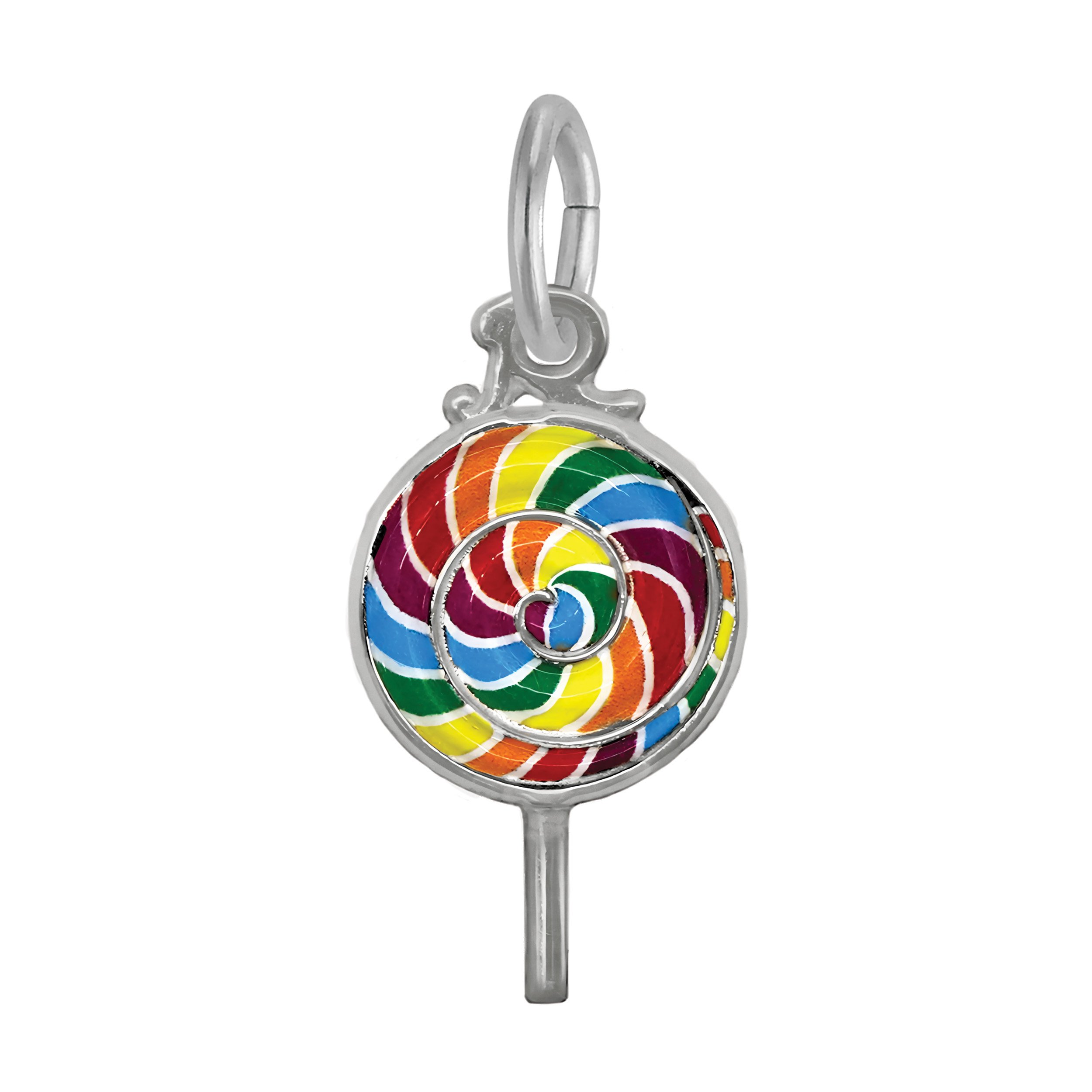 Painted Lollipop Charm - Image 1