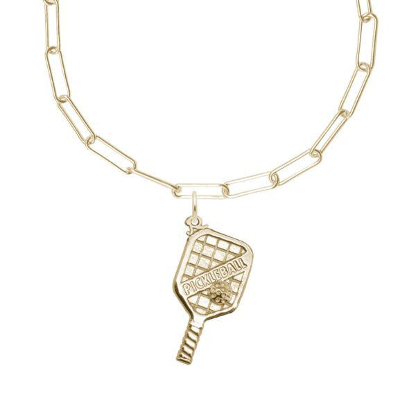 Medium Pickleball Paddle Necklace Set