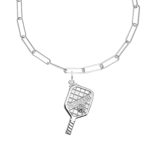 Medium Pickleball Paddle Necklace Set