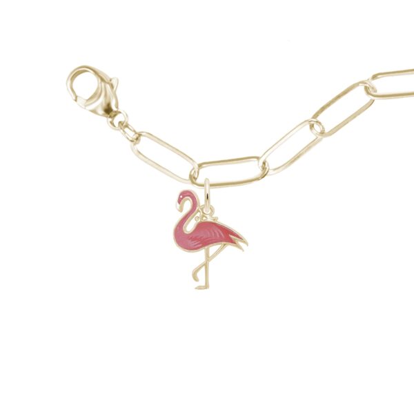 Painted Flamingo Bracelet Set