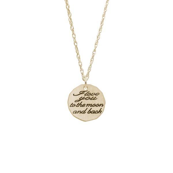 Moon and Back Necklace Set