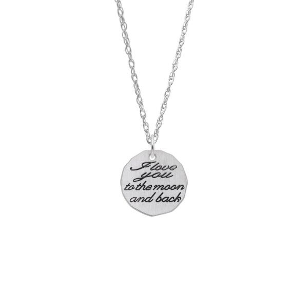 Moon and Back Necklace Set