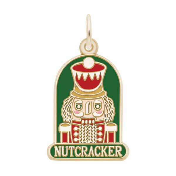 Painted Flat Nutcracker Charm