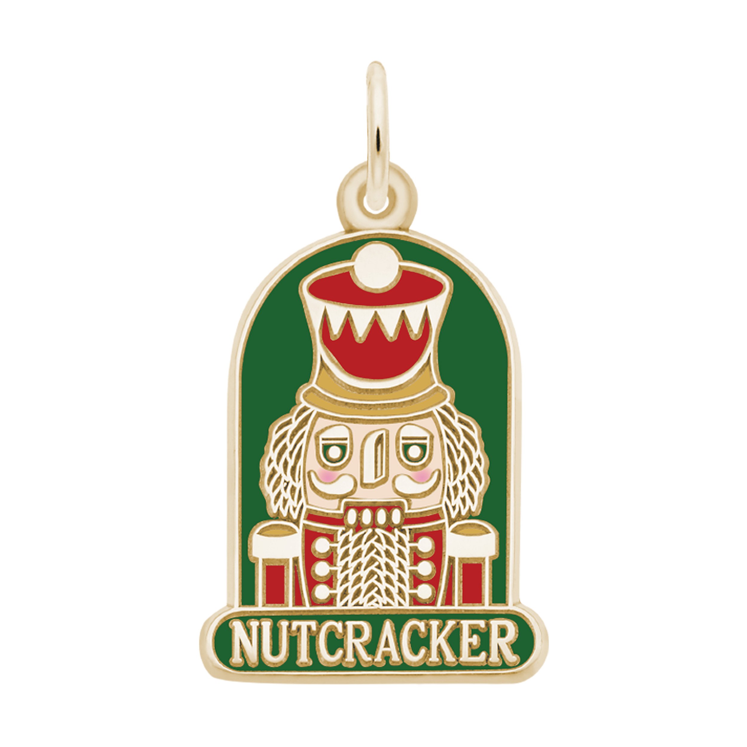 Painted Flat Nutcracker Charm - Image 1