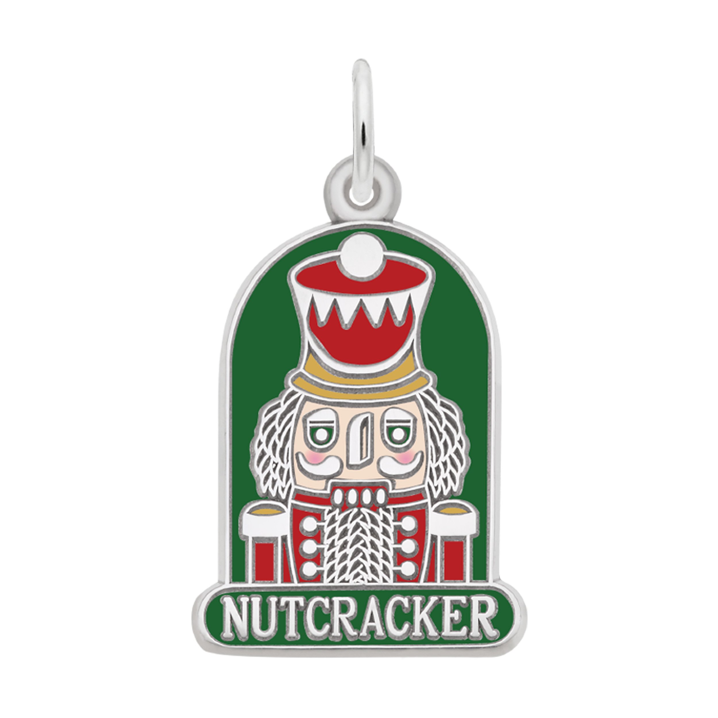 Painted Flat Nutcracker Charm