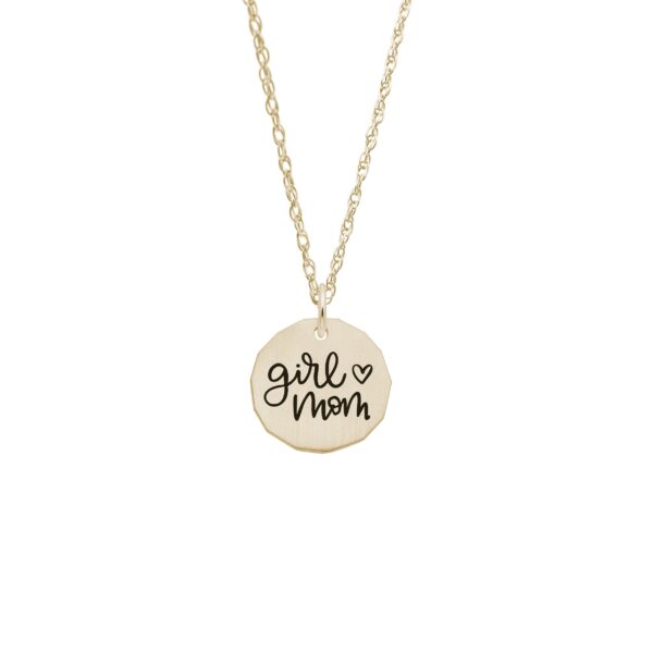 Girl Mom Necklace Set