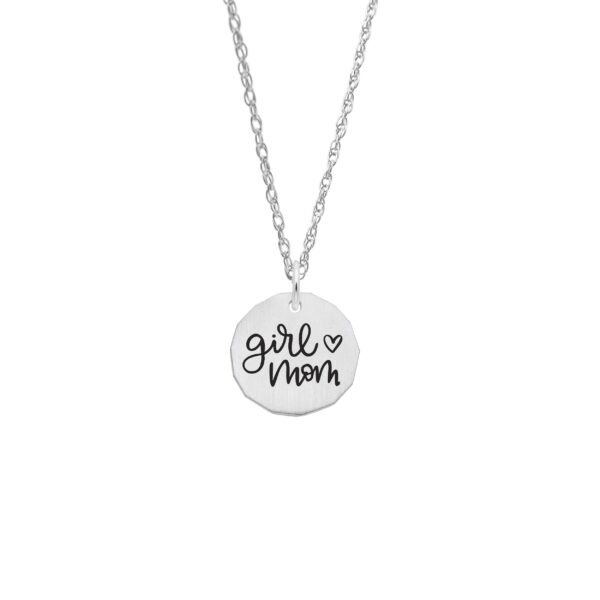 Girl Mom Necklace Set