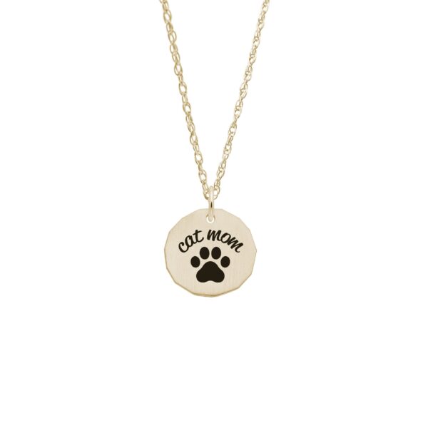 Cat Mom Necklace Set