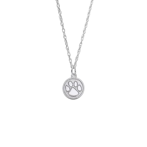 Small Paw Print Necklace Set