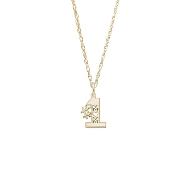 Number One Mom Necklace Set