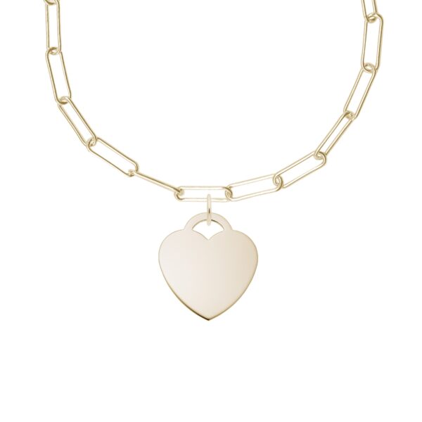 Large Heart Necklace Set