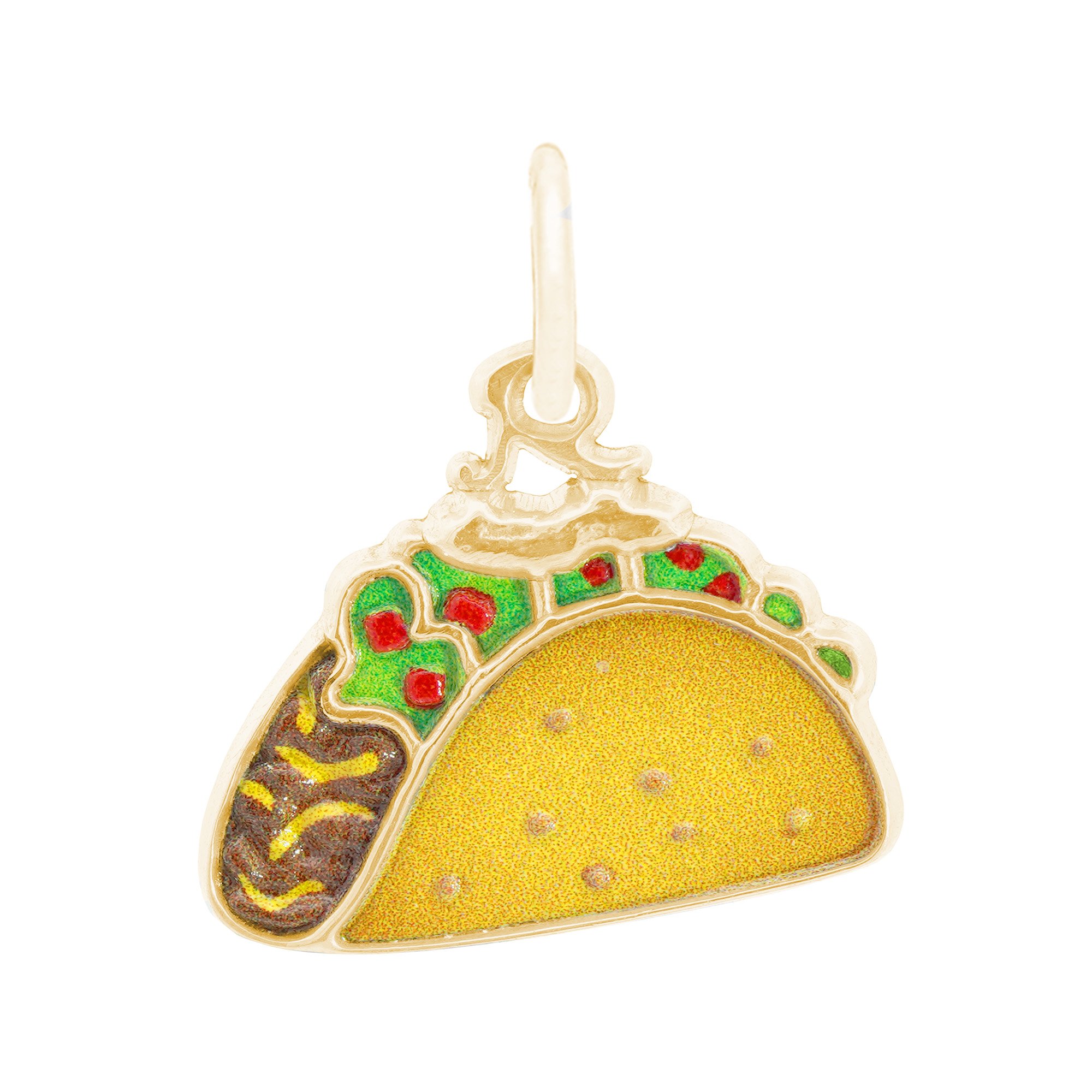 Painted Taco Charm - Image 1
