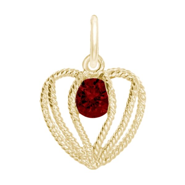 Held in Love Heart Birthstone Series