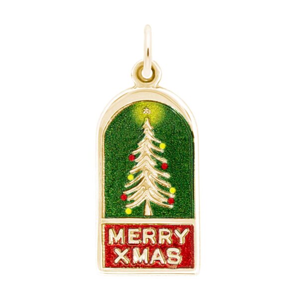 Painted Merry Xmas Tree
