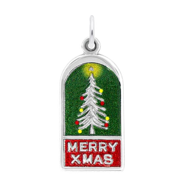 Painted Merry Xmas Tree