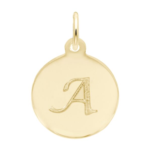 Script Initial Disc Charm Series