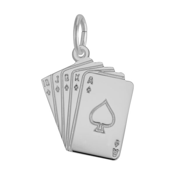 Royal Flush Cards Charm