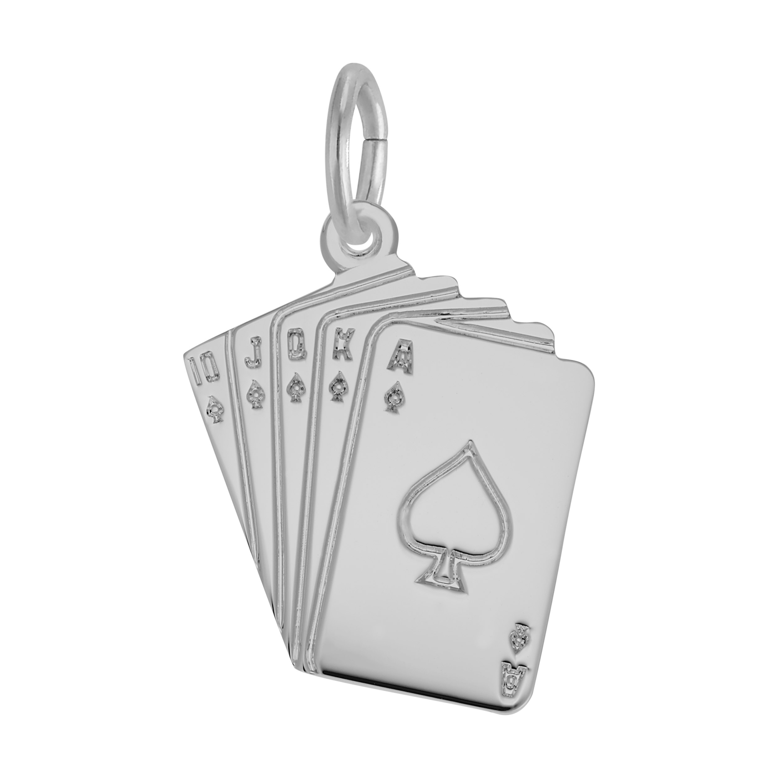 Royal Flush Cards Charm