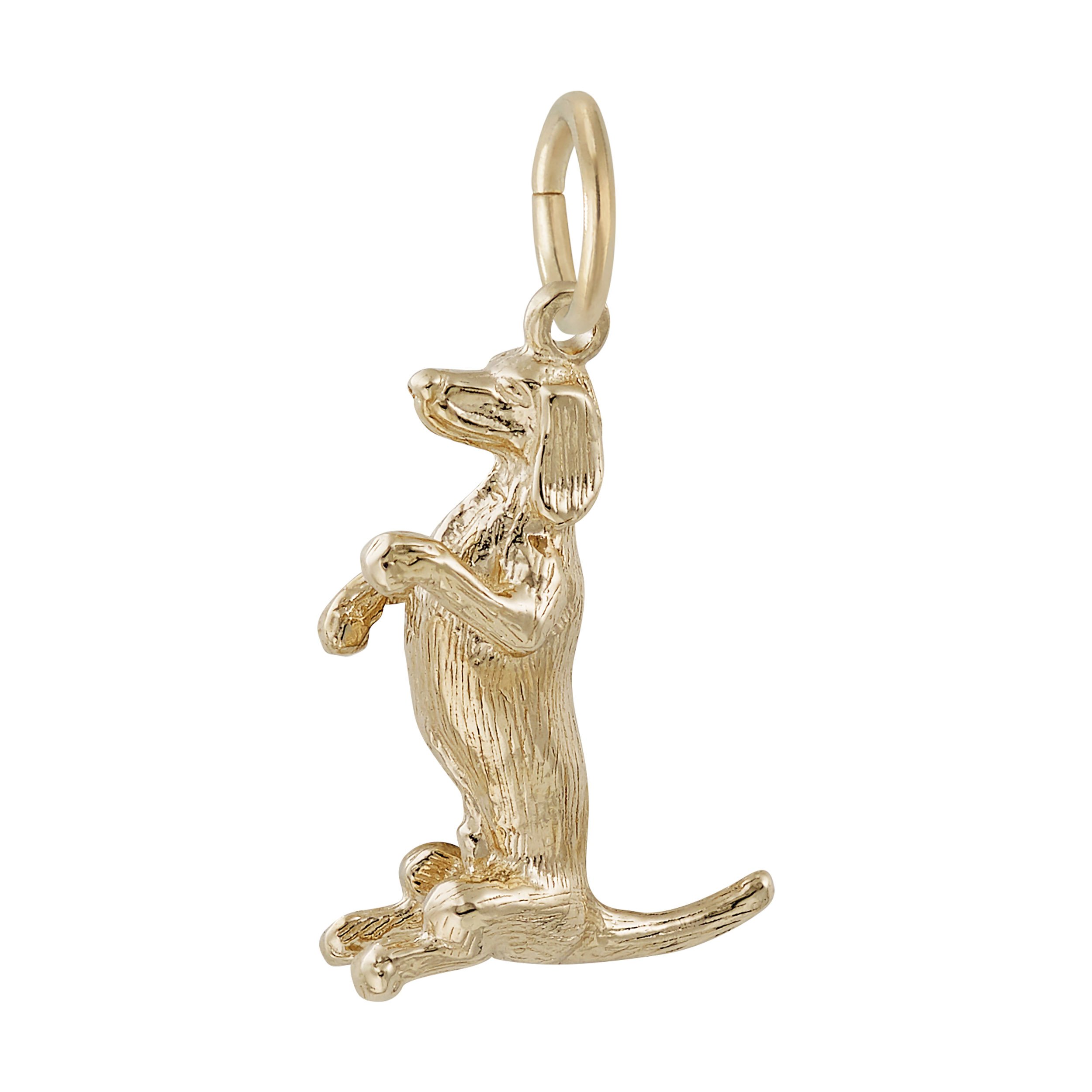 Sitting Dachshund Dog Charm - Image 3
