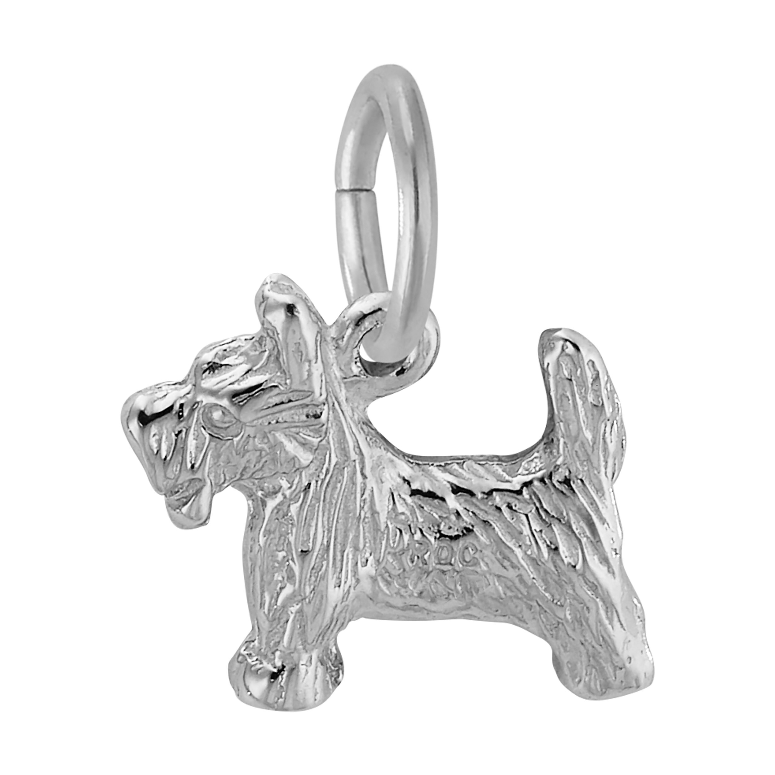 Small Scottie Dog Charm - Image 2