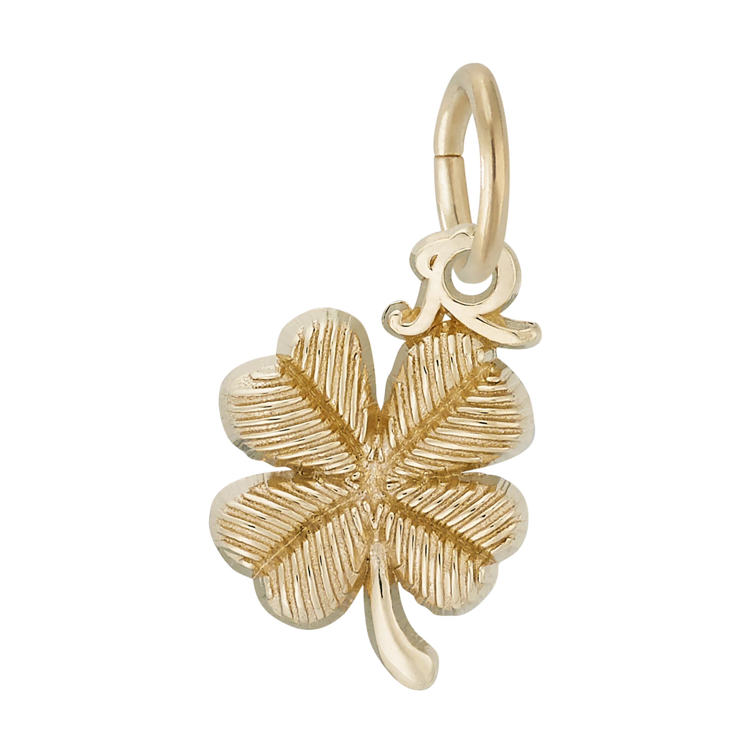 Four Leaf Clover Accent Charm - Image 1