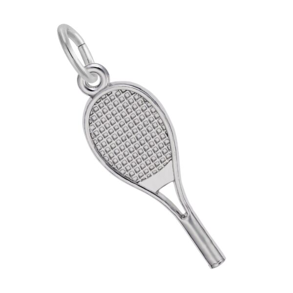 Small Tennis Racquet Charm