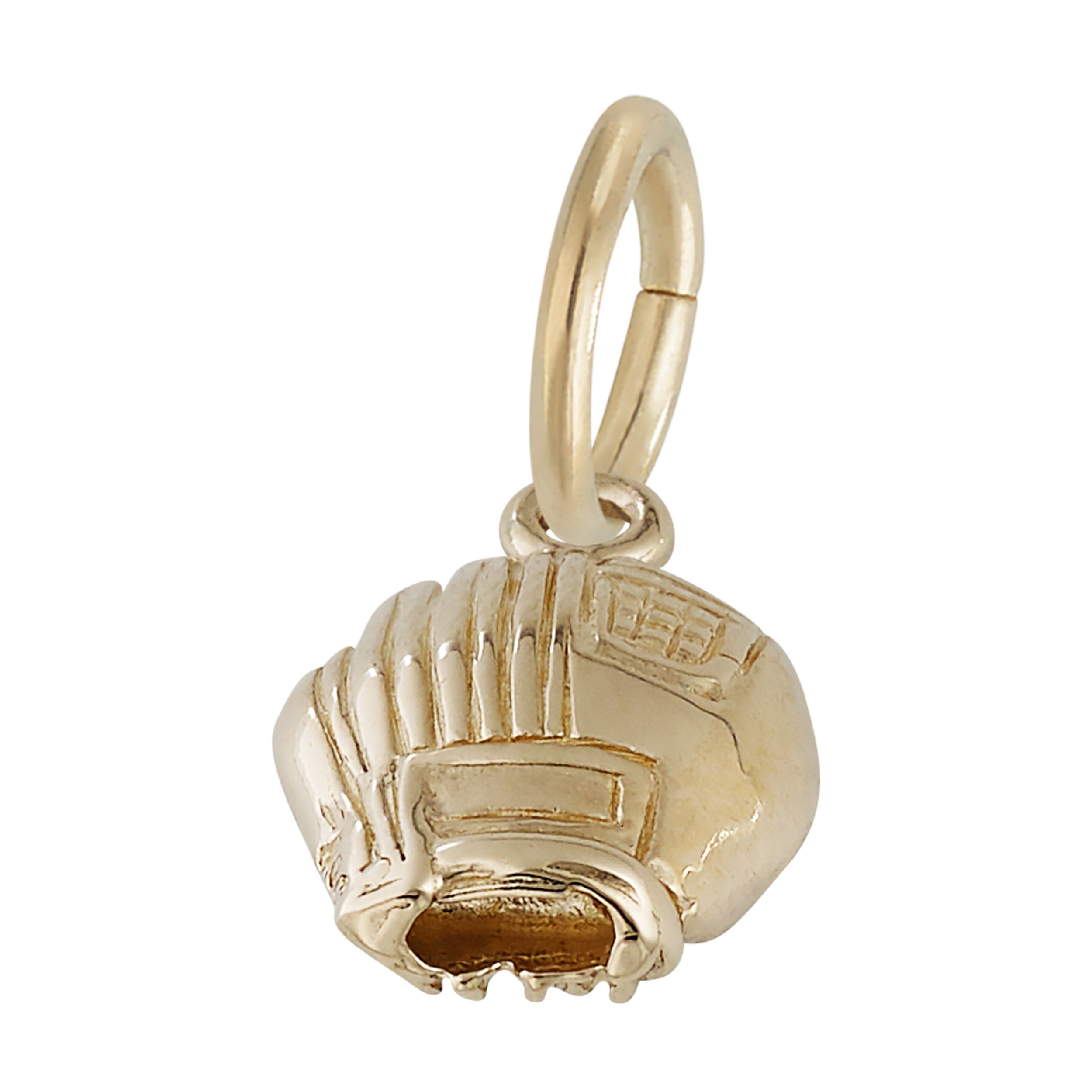 Baseball Glove with Pearl Accent Charm - Image 4