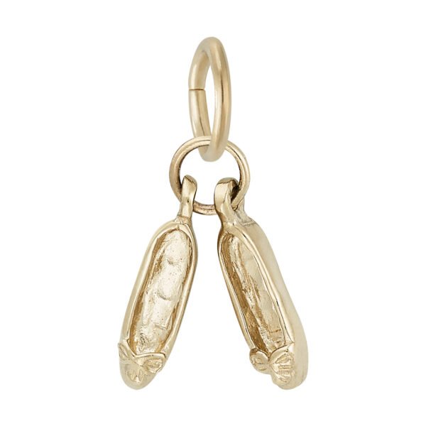 Pair of Ballet Shoes Accent Charm