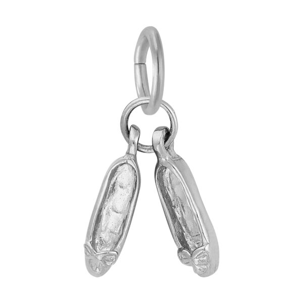 Pair of Ballet Shoes Accent Charm