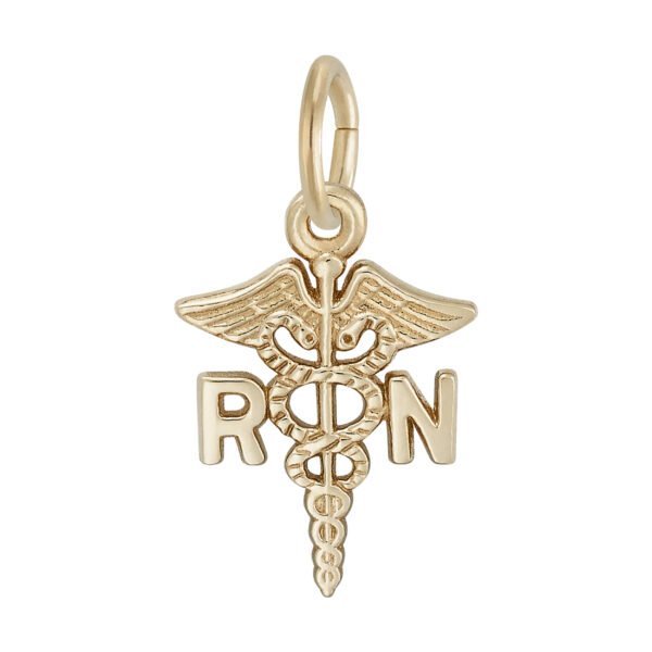 Small Rn Caduceus Charm