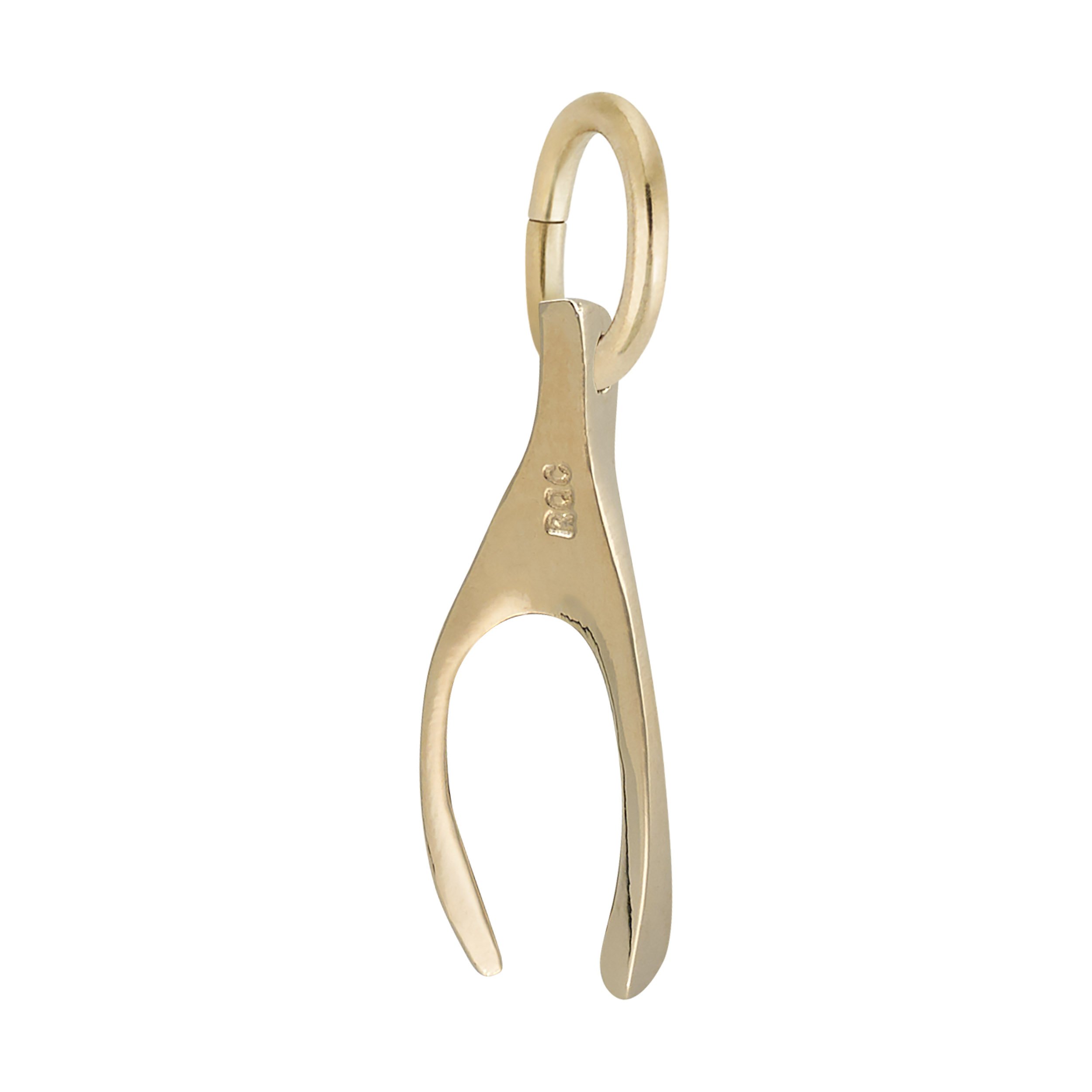 Small Wishbone Charm - Image 3
