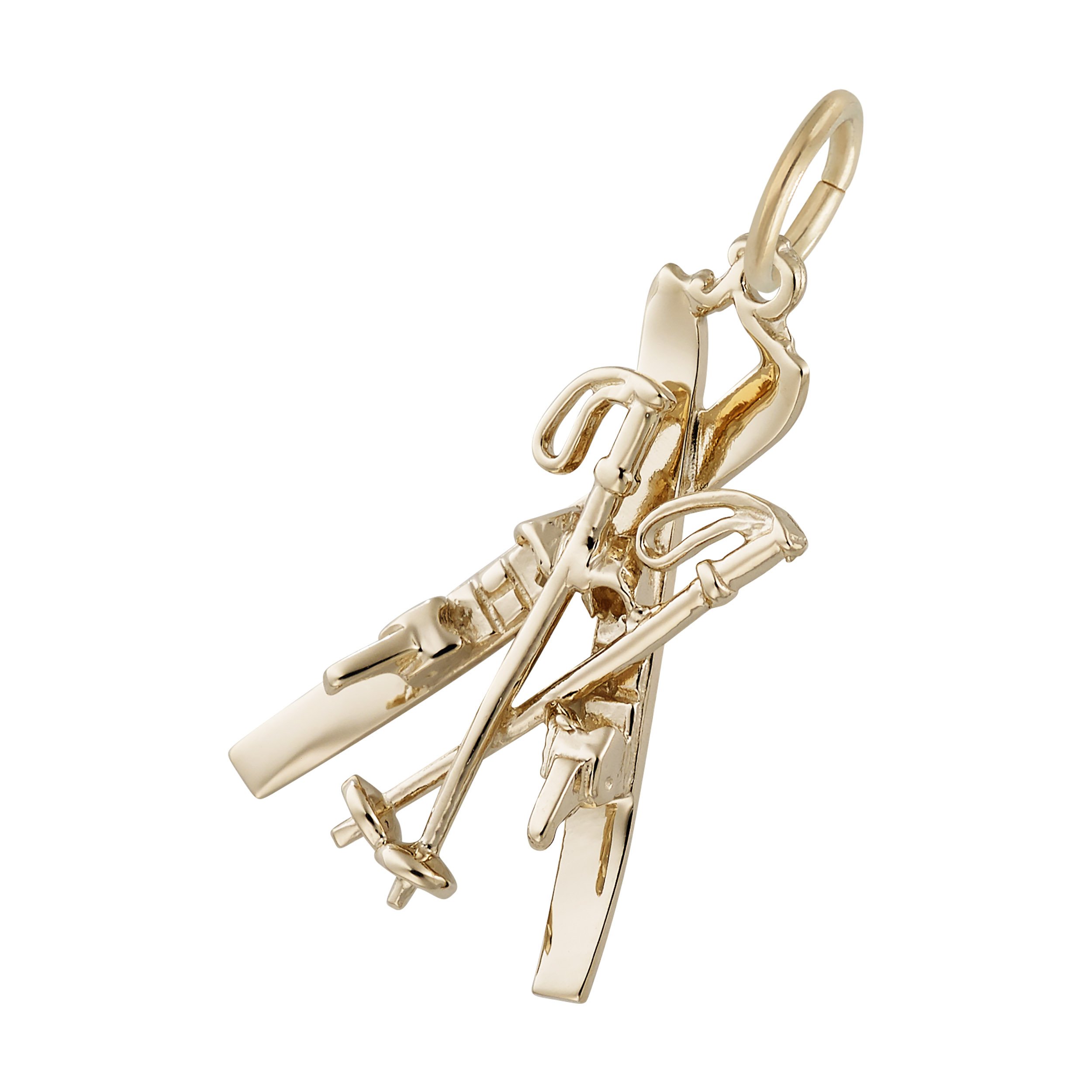 Downhill Skis with Poles Charm - Image 5