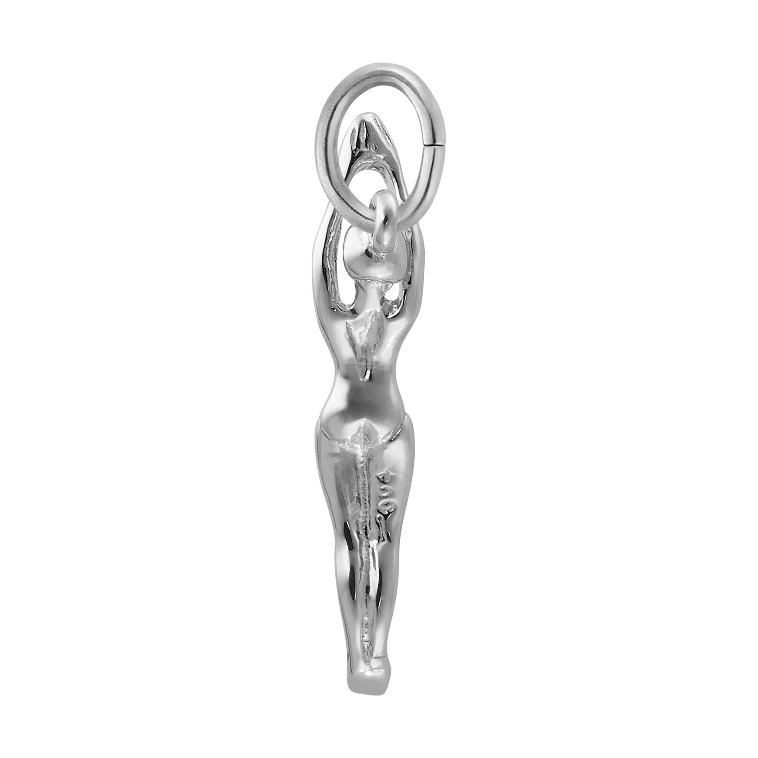 Diving Female Swimmer Charm - Image 2