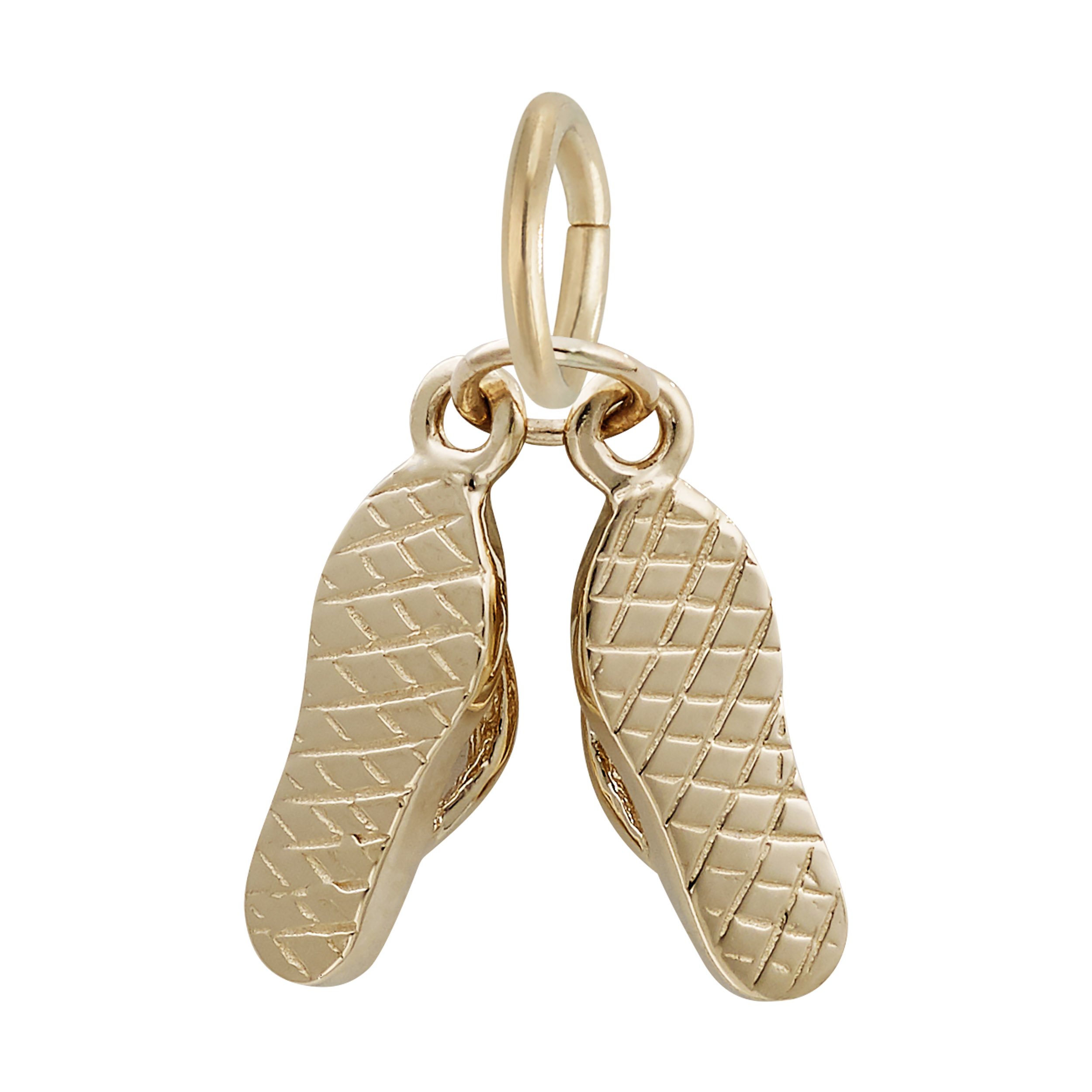 Pair of Flip Flops Accent Charm - Image 3