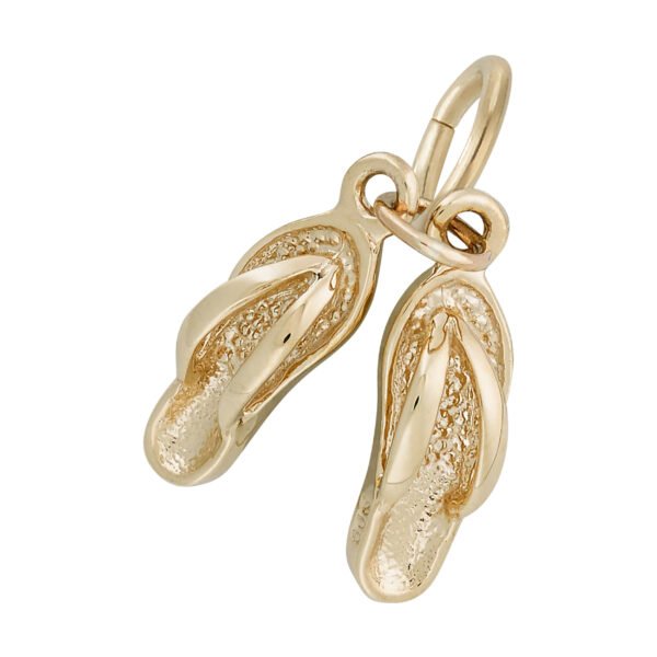 Pair of Flip Flops Accent Charm
