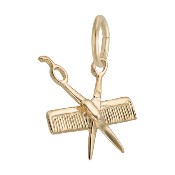 Petite Comb & Scissors Charm